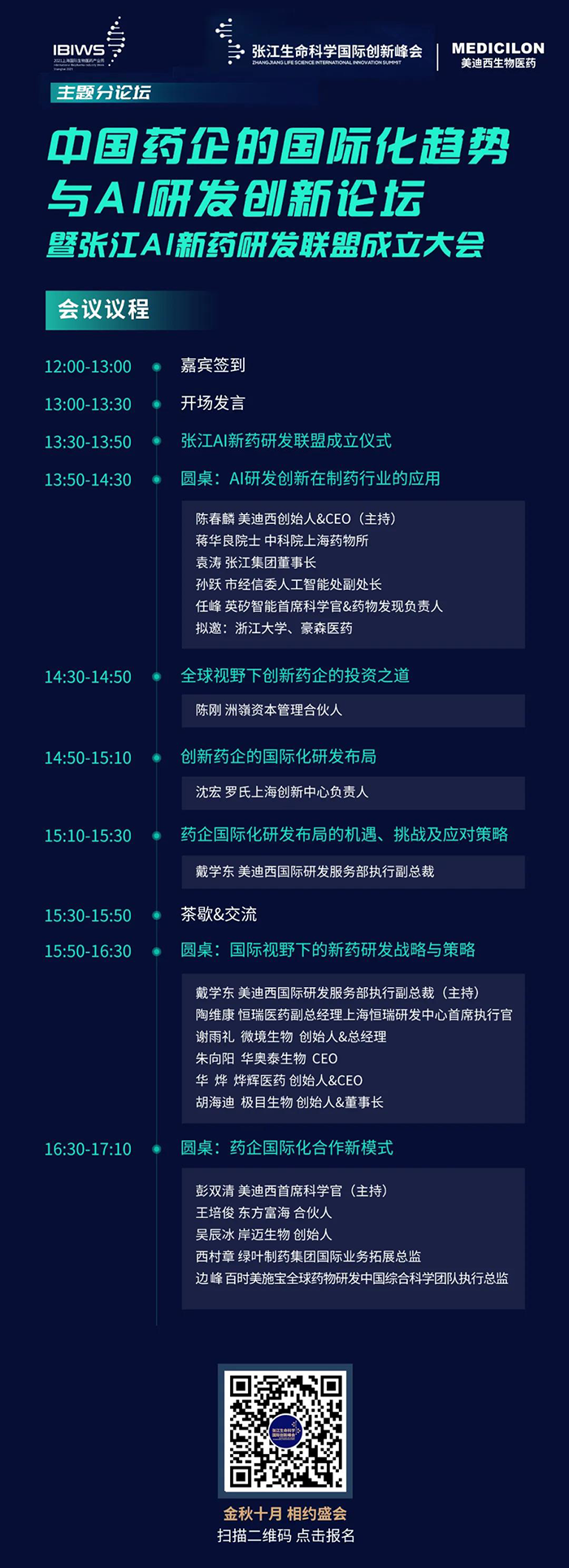 中国药企的国际化趋向与AI研发创新论坛暨张江AI新药研发联盟成立大会