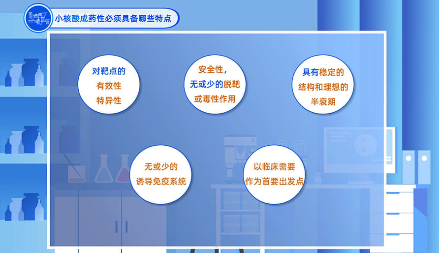 幼核酸成药性必须具备哪些特点？
