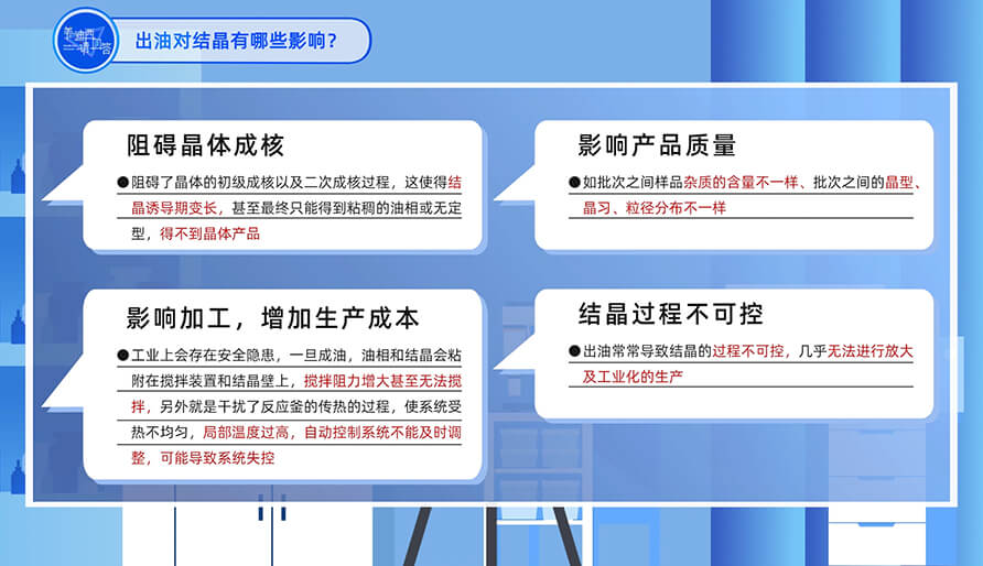 出油对结晶有哪些影响？